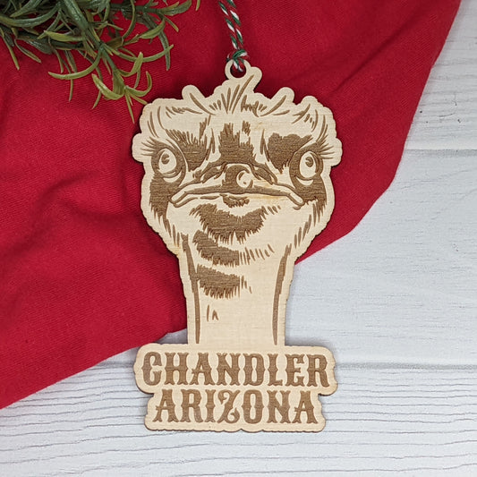 Chandler Ostrich Ornament