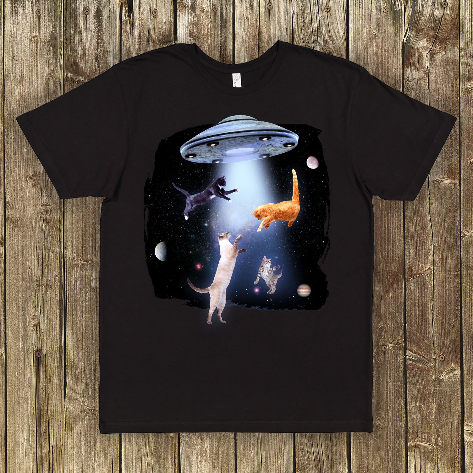 Alien Cat UFO Shirt