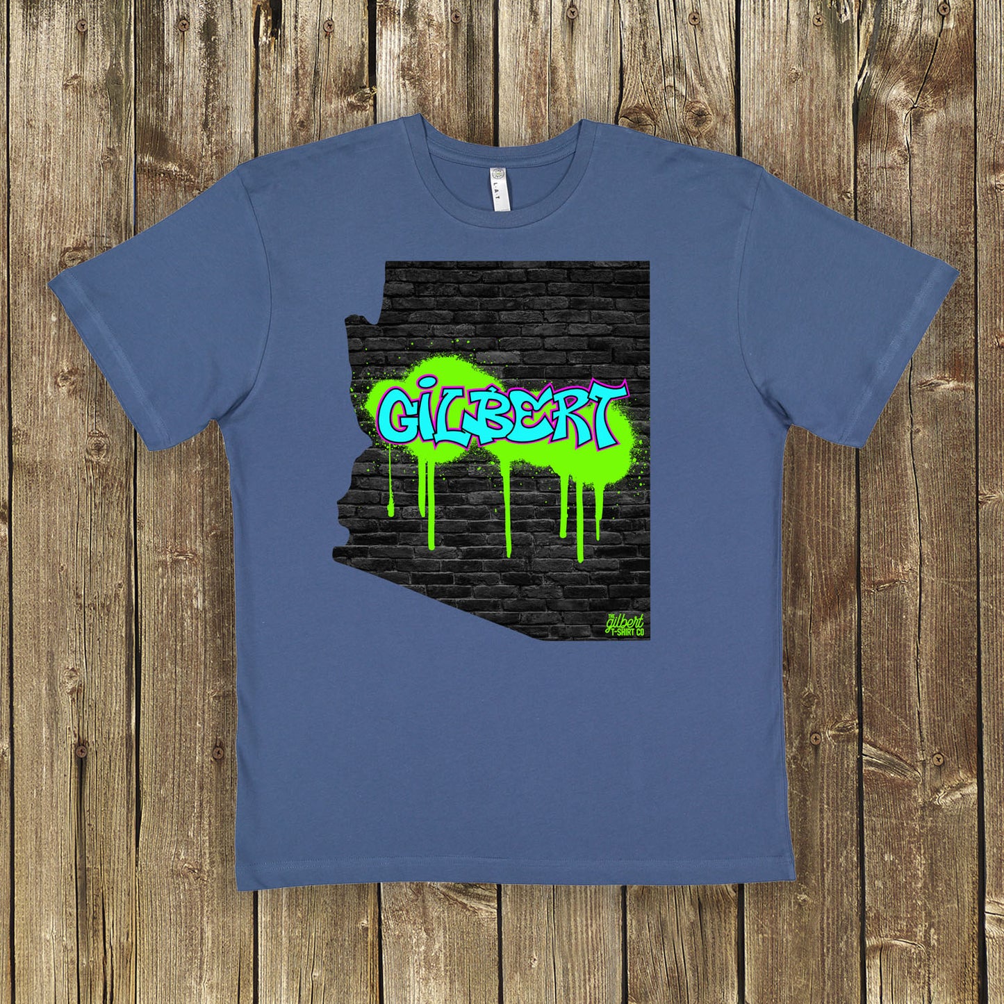 Gilbert Graffiti Arizona State Wall Art Shirt