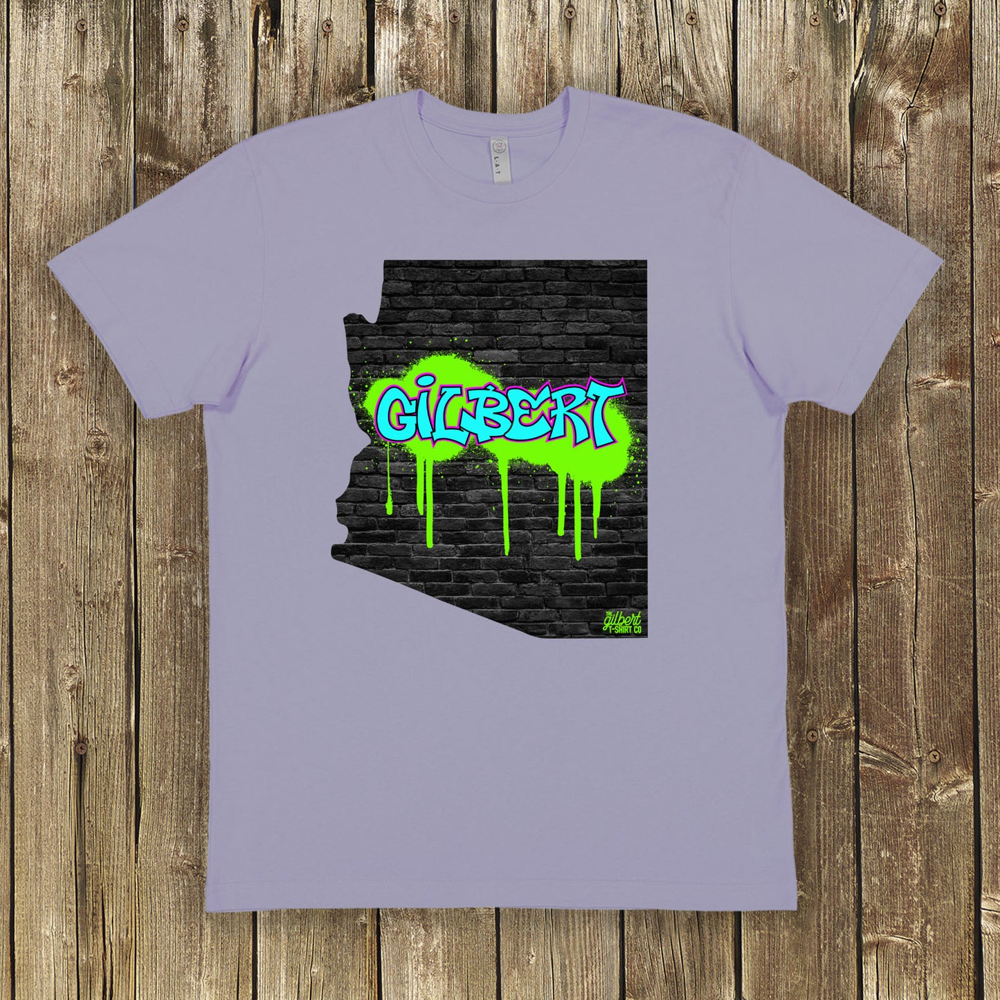 Gilbert Graffiti Arizona State Wall Art Shirt