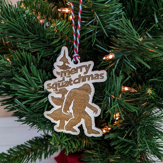 Merry Squatchmas Ornament